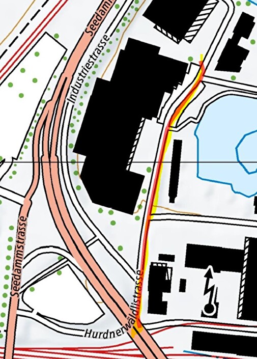 Baustellenplan Hurdnerwäldlistrasse