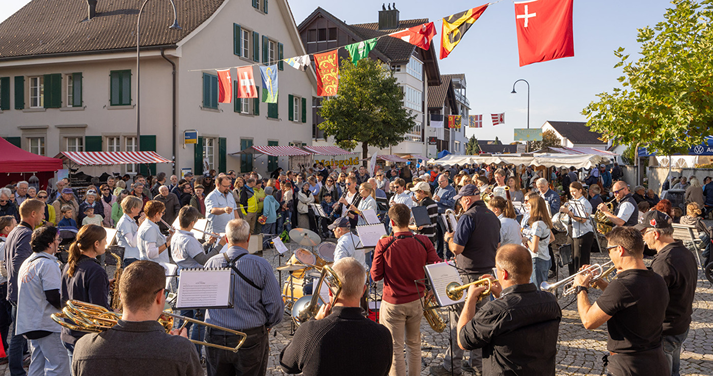Konzert auf dem Dorfplatz Freienbach