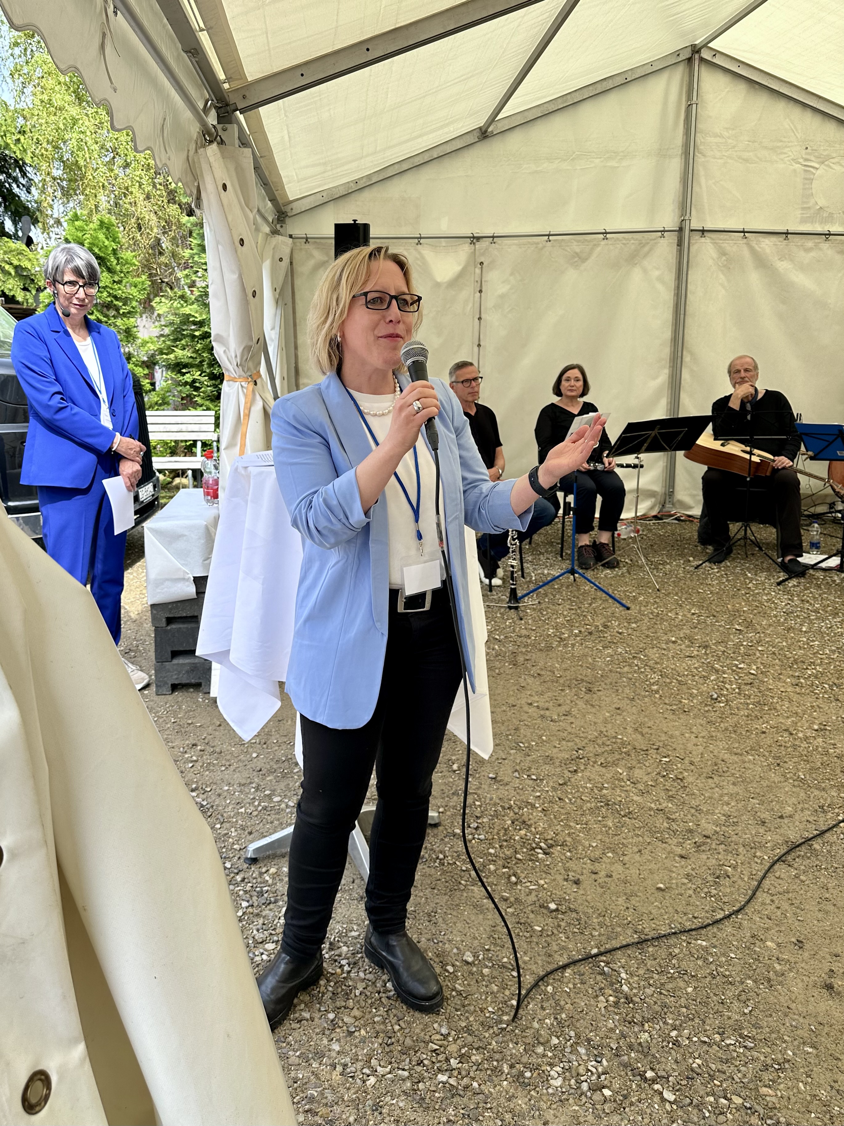 Stadträtin Barbara Gysel, Vorsteherin des Departements Soziales, Umwelt und Sicherheit der Stadt Zug.