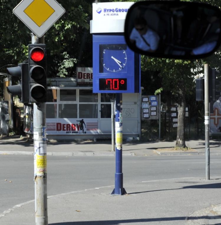 Gefühlt und gemessen: Schwitzfaktor in Mostar..
