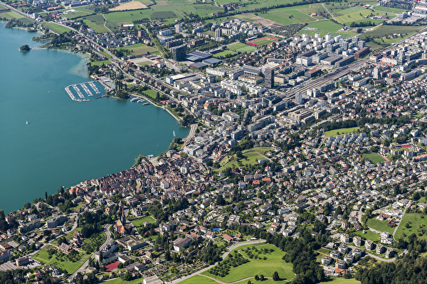 Luftbild Stadt Zug