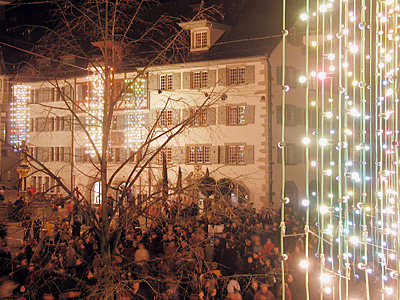 Weihnachtsbelechtung Zug