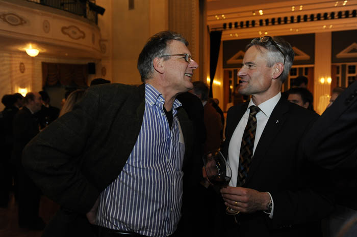 (?) und Matthias Michel, Regierungsrat