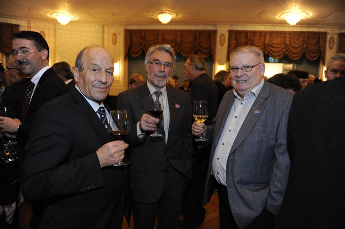 Albert Müller, alt Stadtschreiber, Karl Müller, Ex-GGR, CVP, und Roland Vonarburg, Ex-GGR, CVP