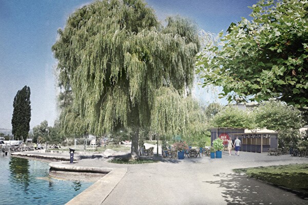 Visualisierung Quai Pasa, Stand Mai 2020, vom Zuger Architekten Jan Zürcher
