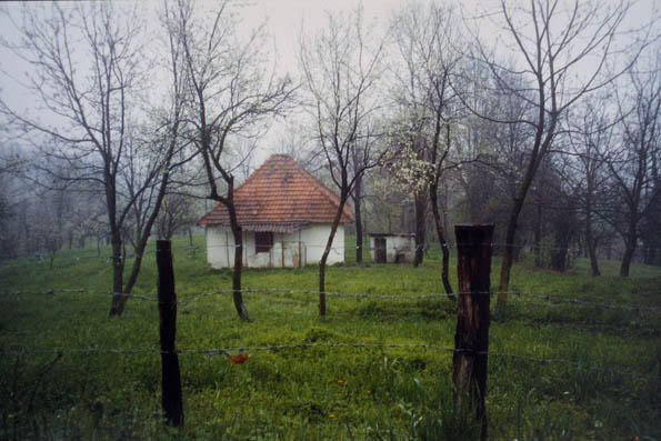 Slika stare Bosanske kuæe u Saraèima, koja je saèuvana sve do danas.
Ein Bild eines alten Hauses in Saraci, das bis heute erhalten blieb.