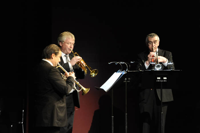 Trompeten-Trio Corrado Bossard, Peter Schmid und Willi Röthenmund