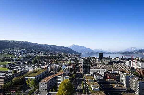 Panorama Stadt Zug