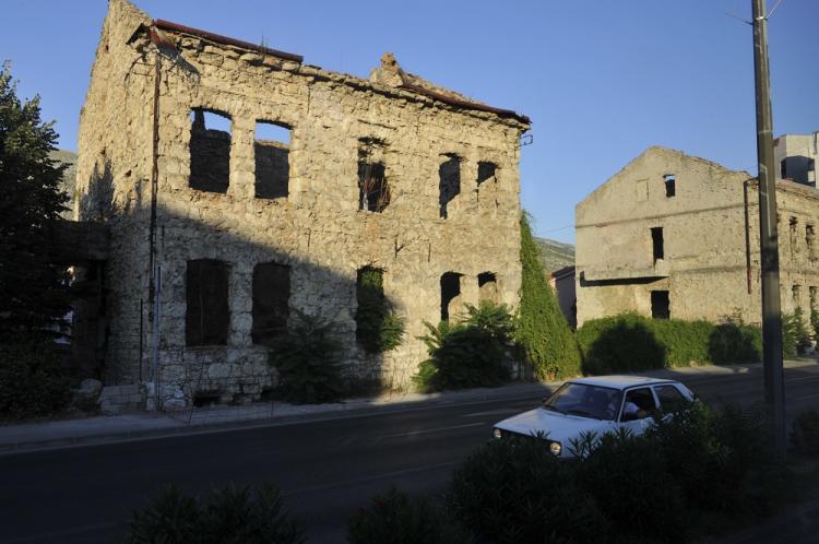 Spürbare Fronten: Mostar sind die alten Kriegslinien noch sichtbar.