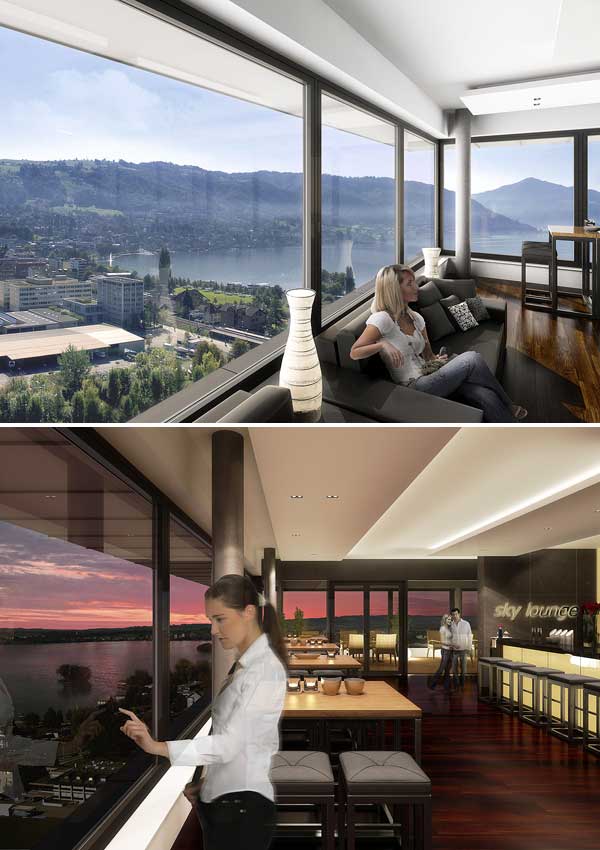 Visualisierungen Skylounge