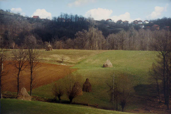 Panorama iza moje kuæe.
Panorama hinter meinem Haus.