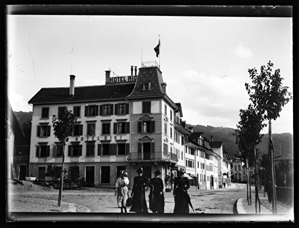 Hotel Rigi in Zug in der Vorstadt Ecke Raifgässli