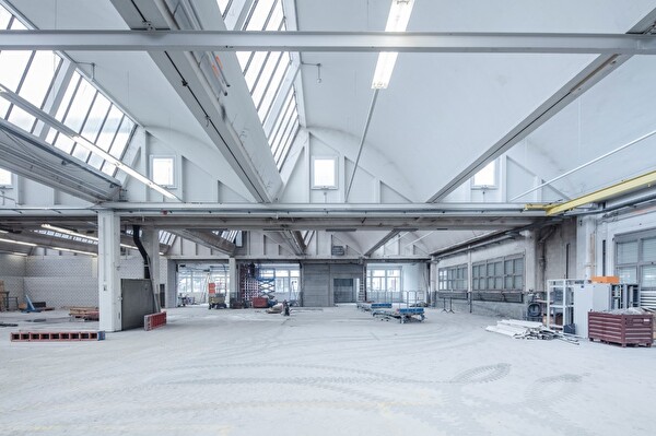 Halle 11 im Tech Cluster auf dem V-Zug-Areal