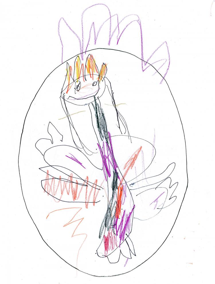 gezeichnet von Tina Hegglin, 3 Jahre