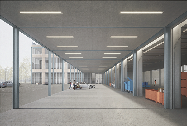 Visualisierung Ökihof-Halle
