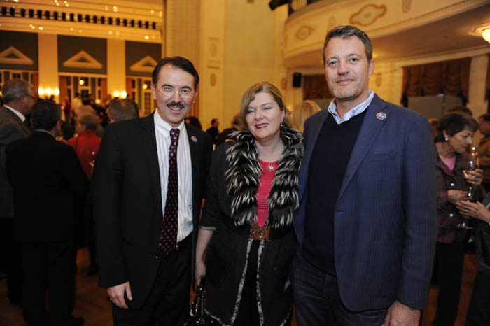 Felix Horber, Ex-Ratspräsident, CVP, Franziska Horber und Martin Eisenring, GGR, CVP
