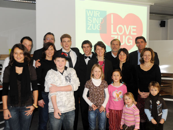 Gruppenbild der Wettbewerbsgewinner.