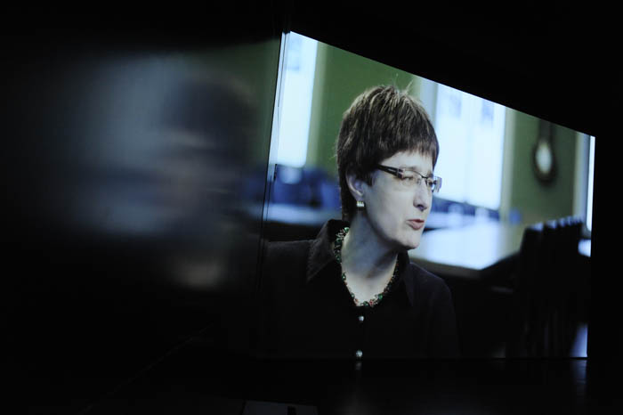 Aufnahme ab Film: Claudia Schmid-Bucher, Ex-GGR, Bunte Liste