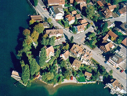 Ein Stück Idylle:  die Landzunge Rigiblick in Oberwil!