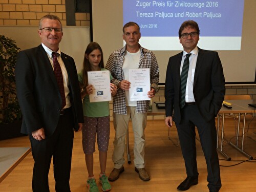 Verleihung Preis für Zivilcourage 2016