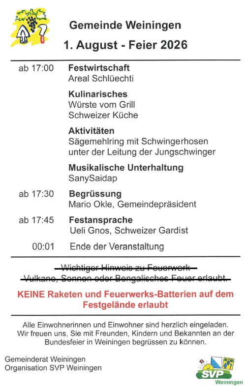 1. August Flyer