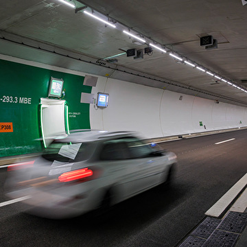 Innenansicht 2. Röhre Gubristtunnel