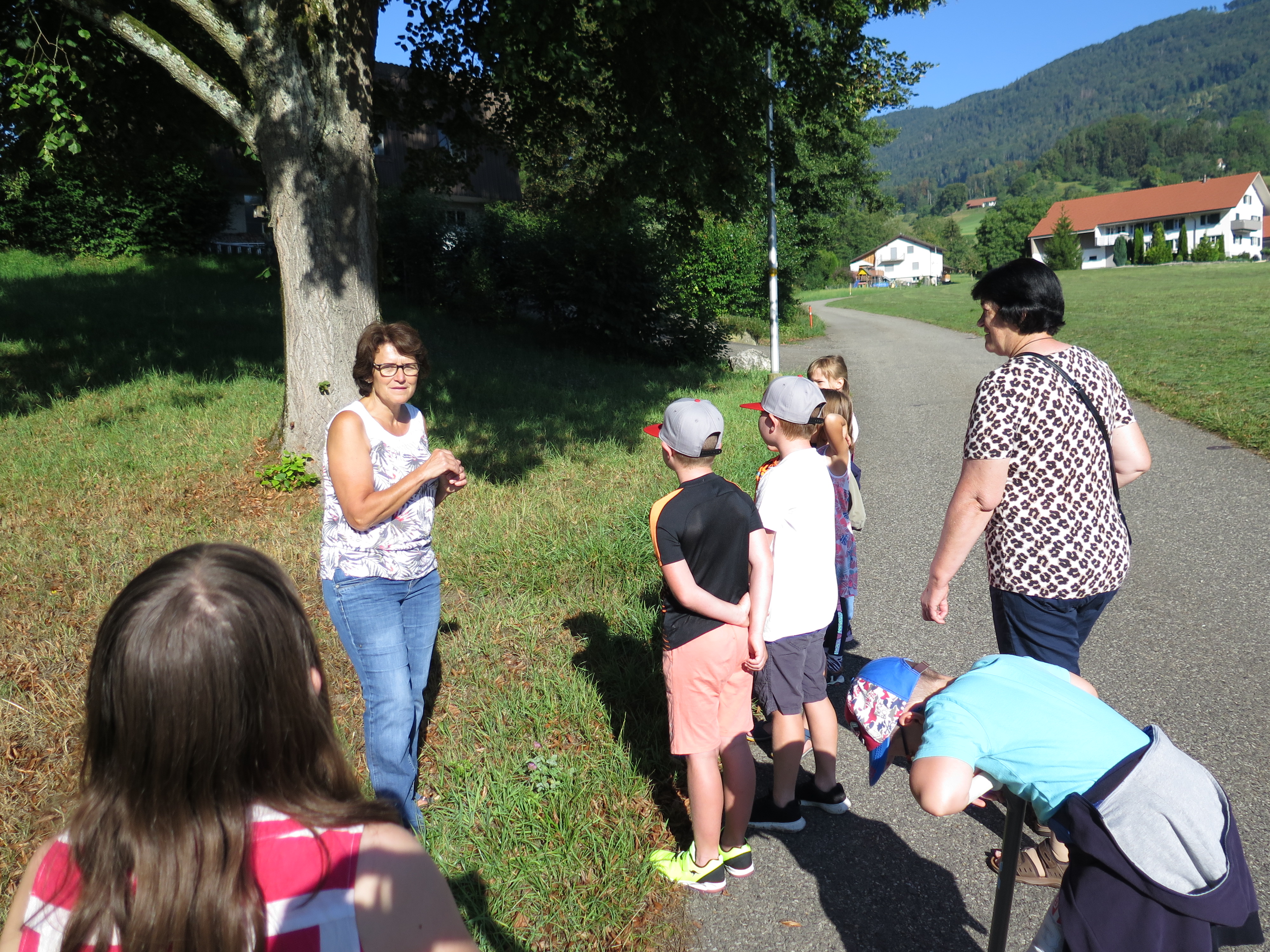 Bienenerlebnis bei Heidi Rütti.