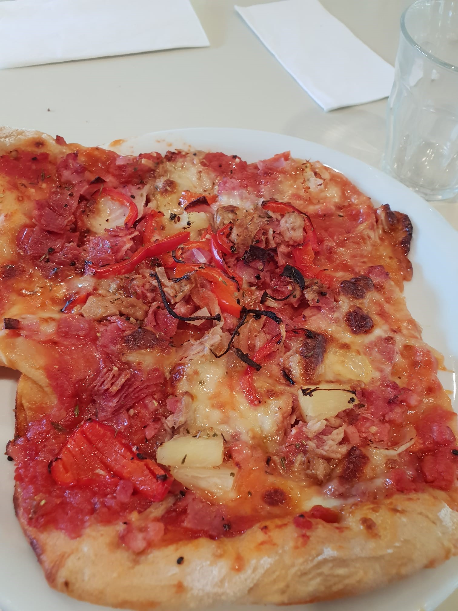Pizza backen