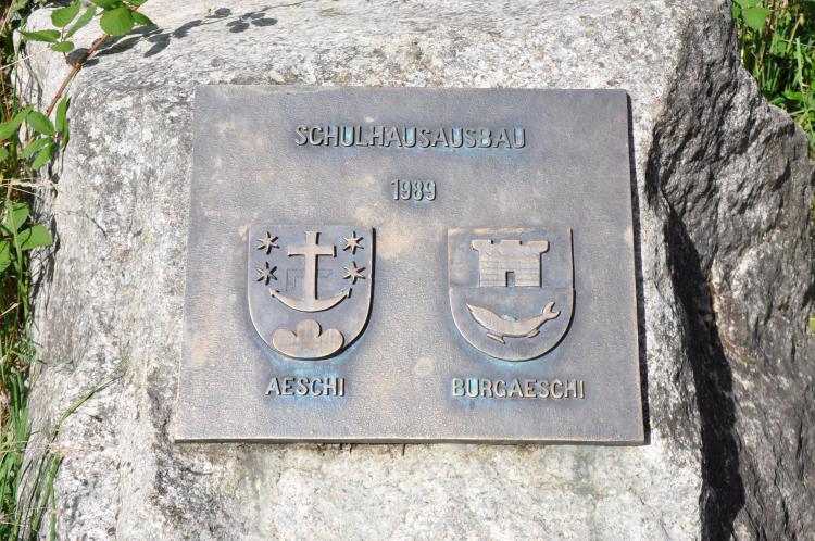 Mehrzweckgebäude Tafel Schulhausbau