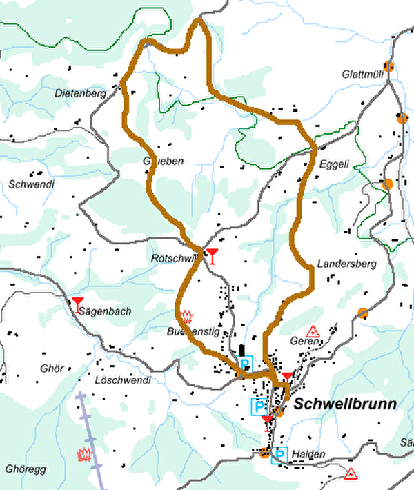 Wanderung Schwellbrunn Nord