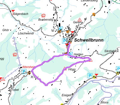 Wanderung über den Högg