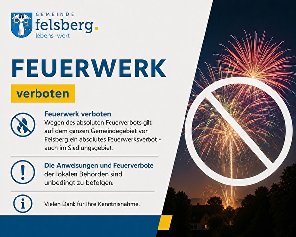 Feuerwerkverbot in Felsberg