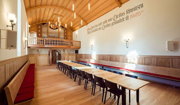 Kirche innen nach Umgestaltung im 2022-2023