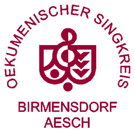 Notenschlüssel und Wappen von Birmensdorf und Aesch
