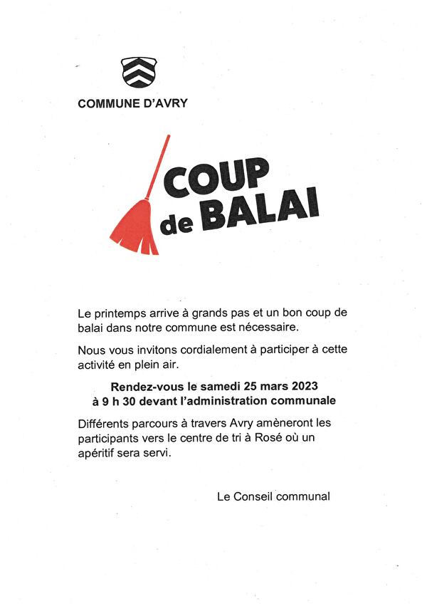Coup de balai 2023