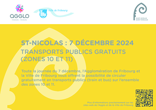 St-Nicolas Fribourg - gratuité zones 10 et 11