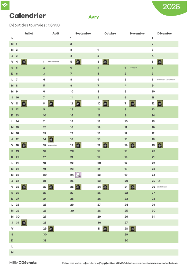Calendrier