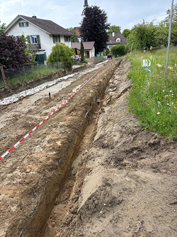Mostereiweg inkl. Werkleitungen im Bau