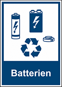 Piktogramm Batterien
