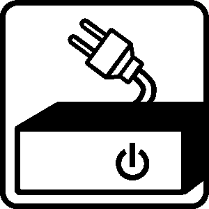 Piktogramm Elektroschrott