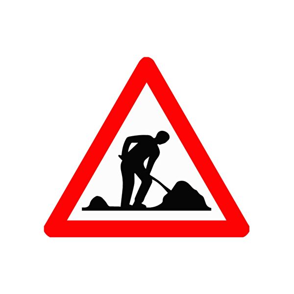 Plakat Baustelle