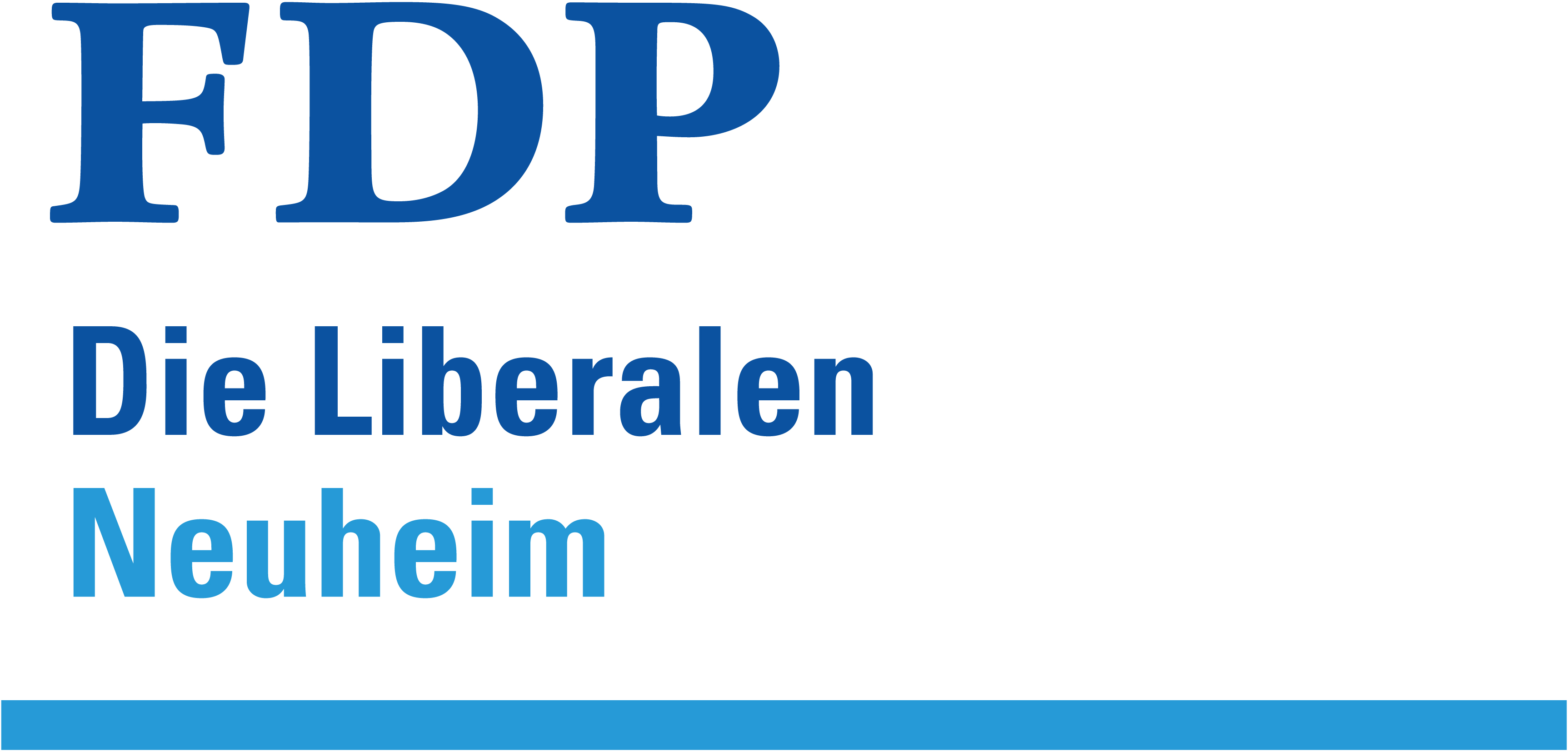 Logo FDP die Liberalen Neuheim