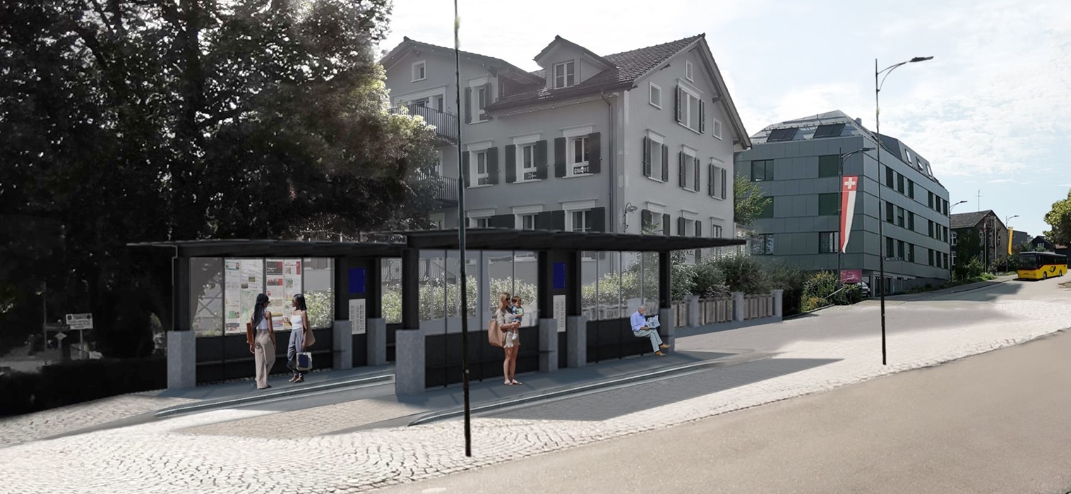 Bushaltestelle Dorfplatz Engelburg