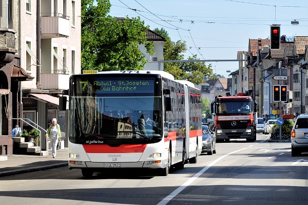 Änderungen beim st. gallerbus