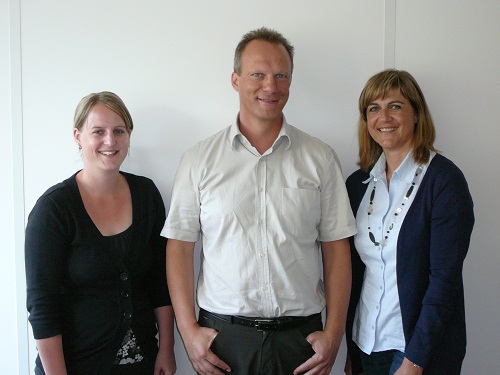 Claudia Eicher, Robert Büsser, Brigitte Mauchle (v. l. n. r.)