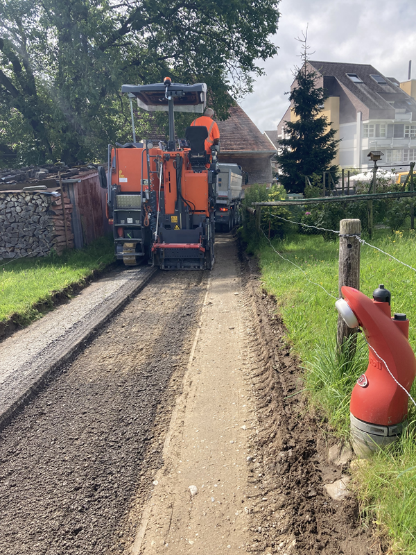 Sanierung eines Weges