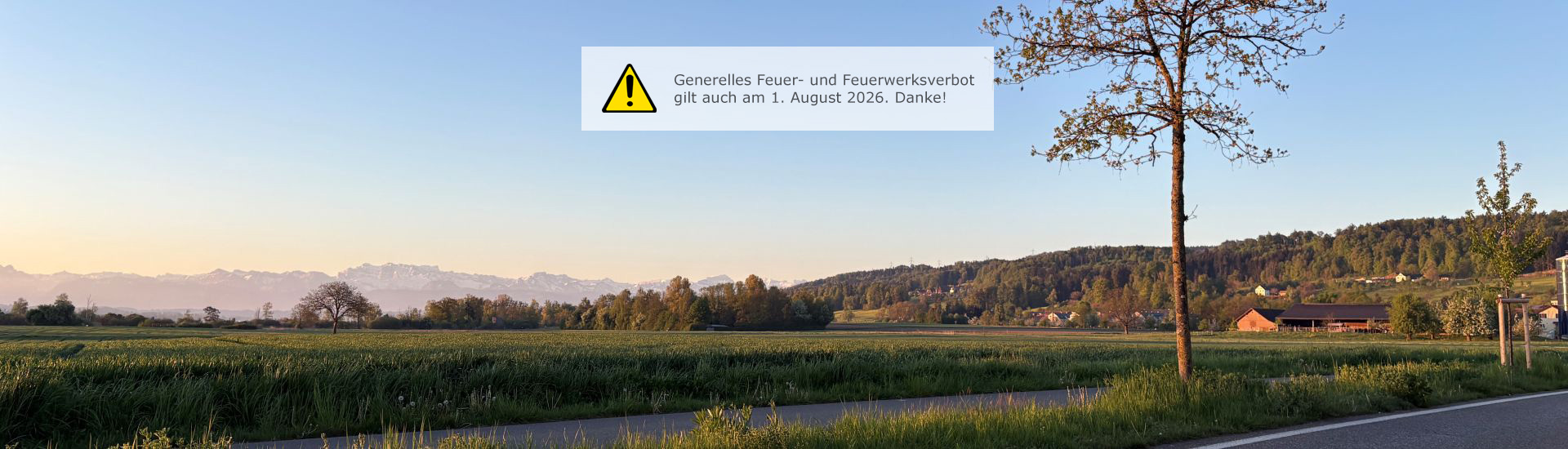 Achtung Feuerwerksverbot
