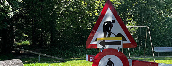 Baustelle Waldspielplatz