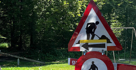 Baustelle Waldspielplatz