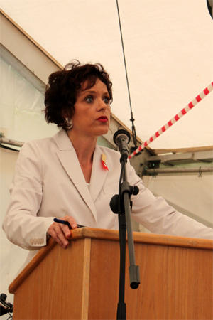 Colette Adam spricht über die Werte der Schweiz als Idee ...